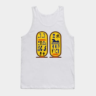 Hieroglyphs of the Pharao Tank Top